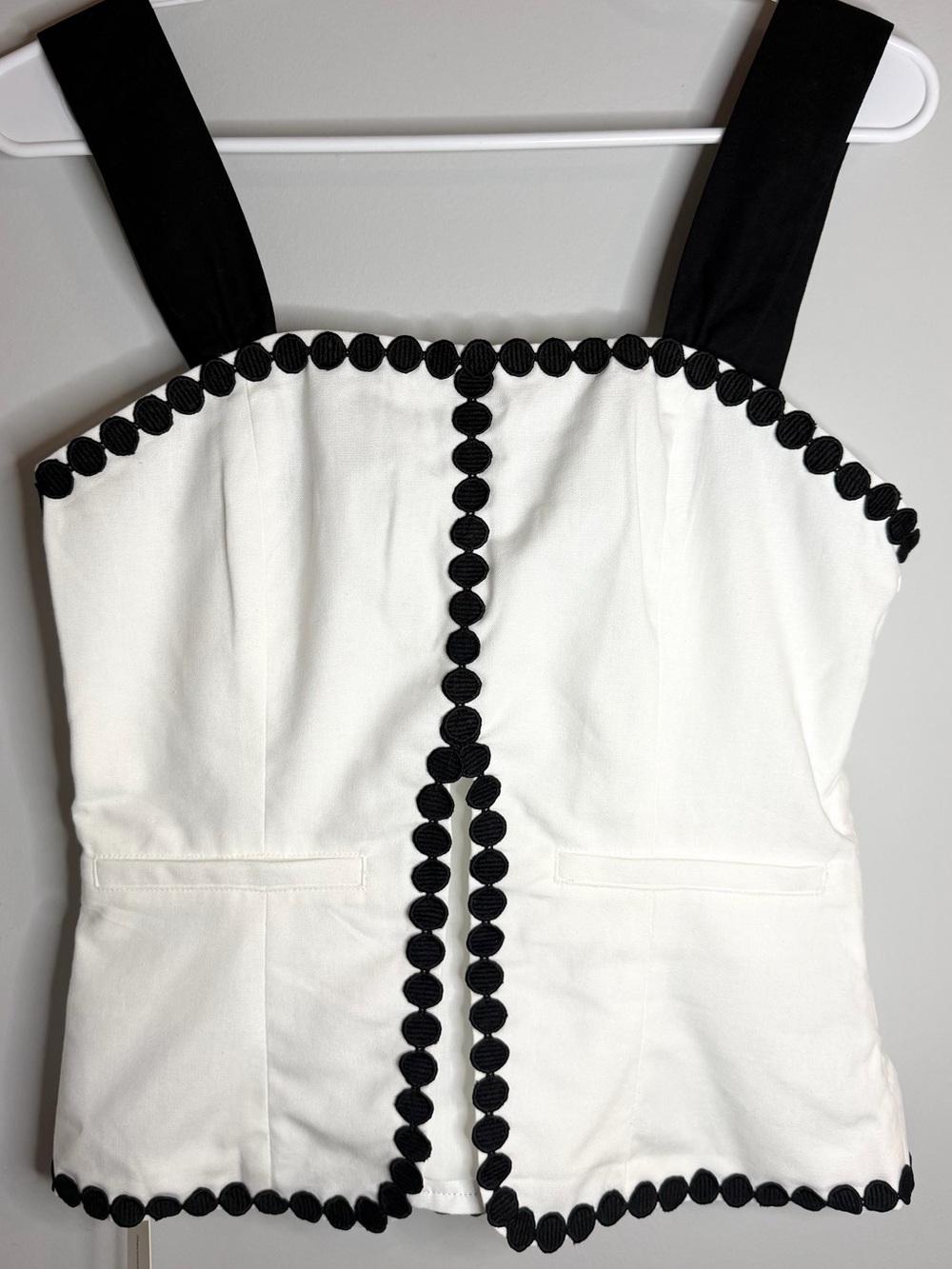 Commense Contrast Trim Corset Shorts Set - Picture 10 of 13